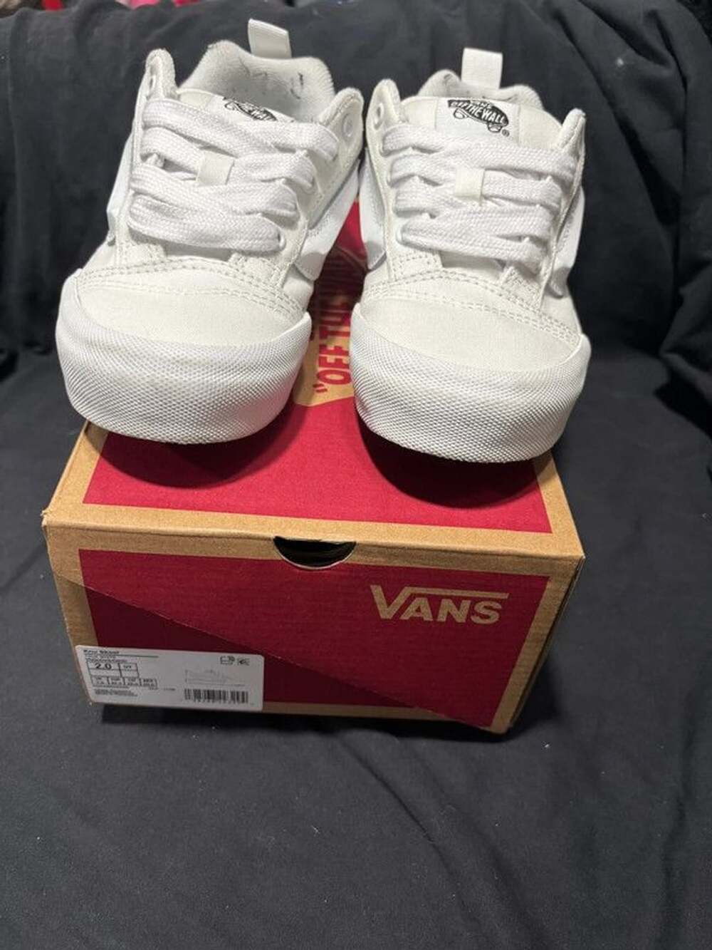 Vans size 2y